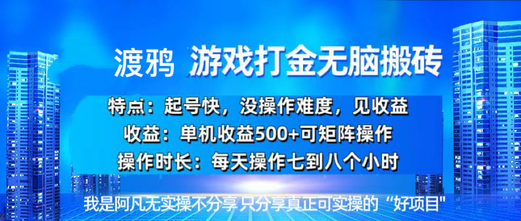 （13501期）韩国知名游戏打金无脑搬砖单机收益500+-富爸爸项目圈