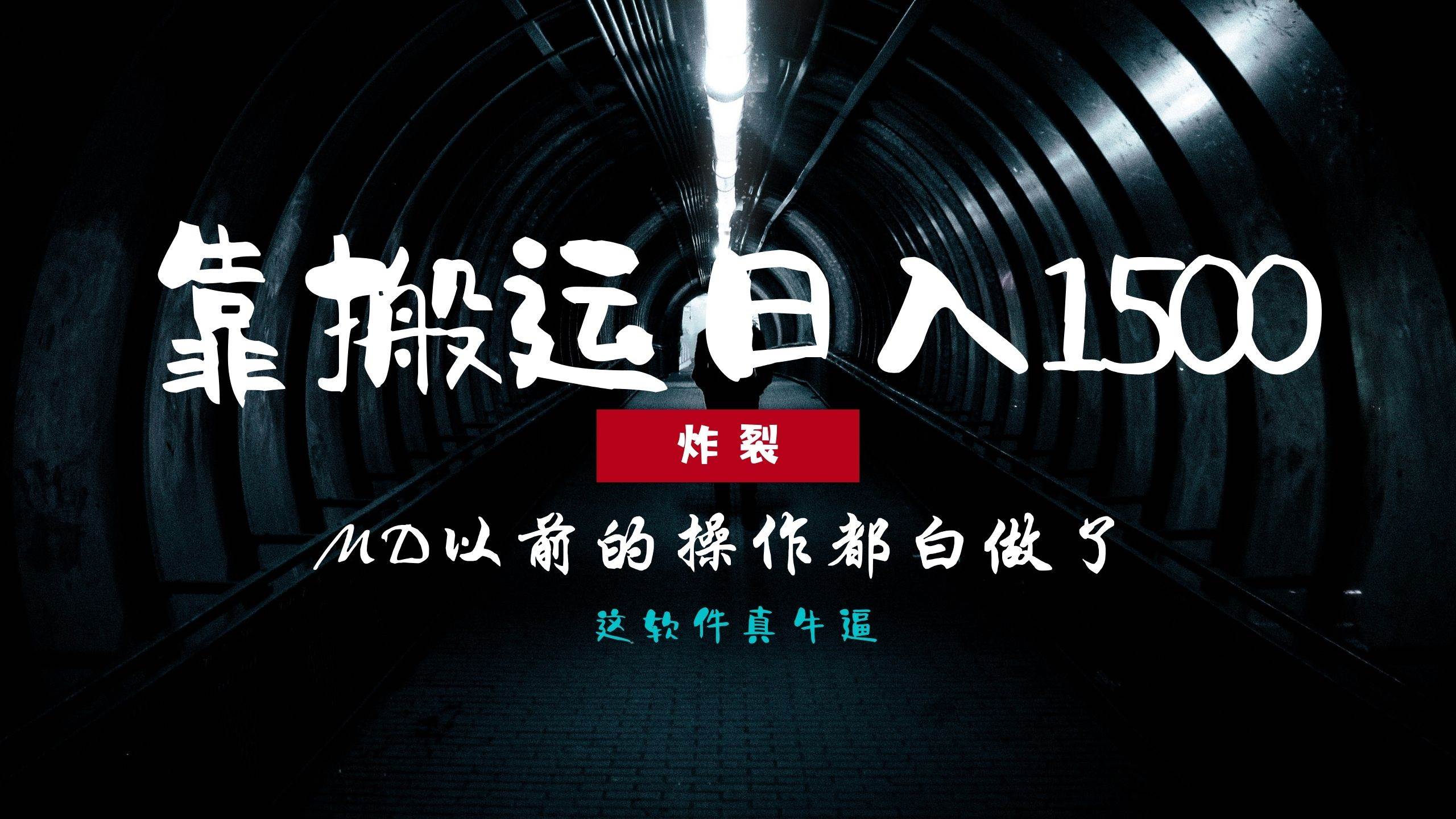 （13568期）炸裂！0基础搬运也能批量日赚1500+，以前的操作都白做了！-富爸爸项目圈