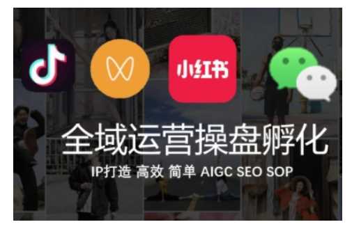 全域运营操盘(抖音+私域+小红书)，IP打造高效简单-富爸爸项目圈