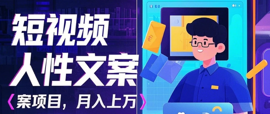 利用AI自动制作短视频人性文案项目：揭秘月入上万的精准流量变现秘籍-富爸爸项目圈