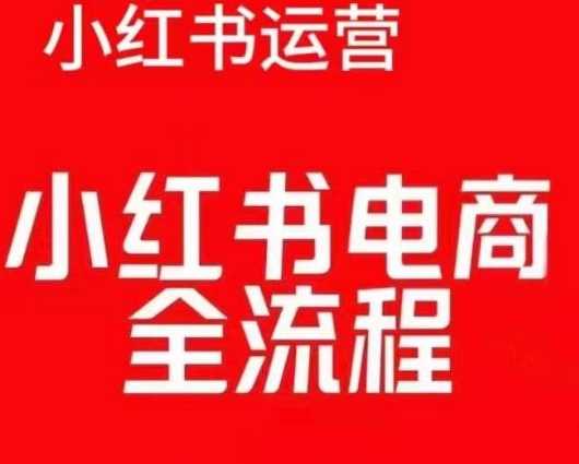 红薯电商实操课，小红书电商全流程-富爸爸项目圈