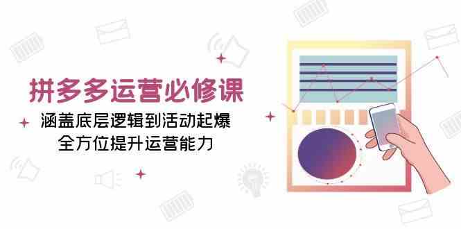 拼多多运营必修课：涵盖底层逻辑到活动起爆，全方位提升运营能力-富爸爸项目圈