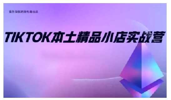 TikTok本土精品小店出海实战营，从入门到高阶，不止0-1!-富爸爸项目圈