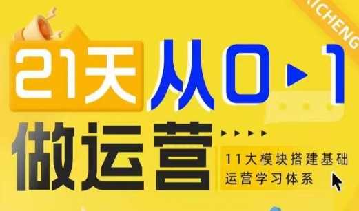 21天从0-1做运营，11大维度搭建基础运营学习体系-富爸爸项目圈