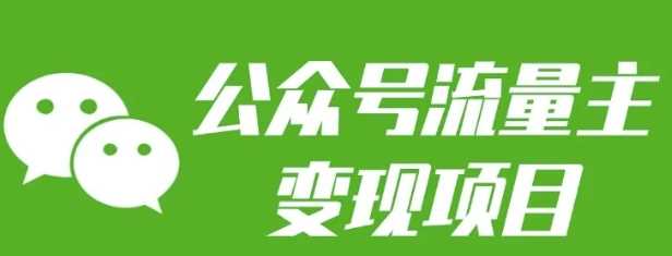 公众号流量主变现项目：每天2小时，普通人每月多挣三五千-富爸爸项目圈