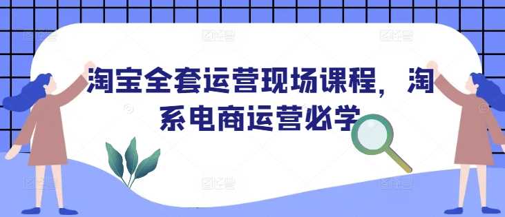 淘宝全套运营现场课程，淘系电商运营必学-富爸爸项目圈