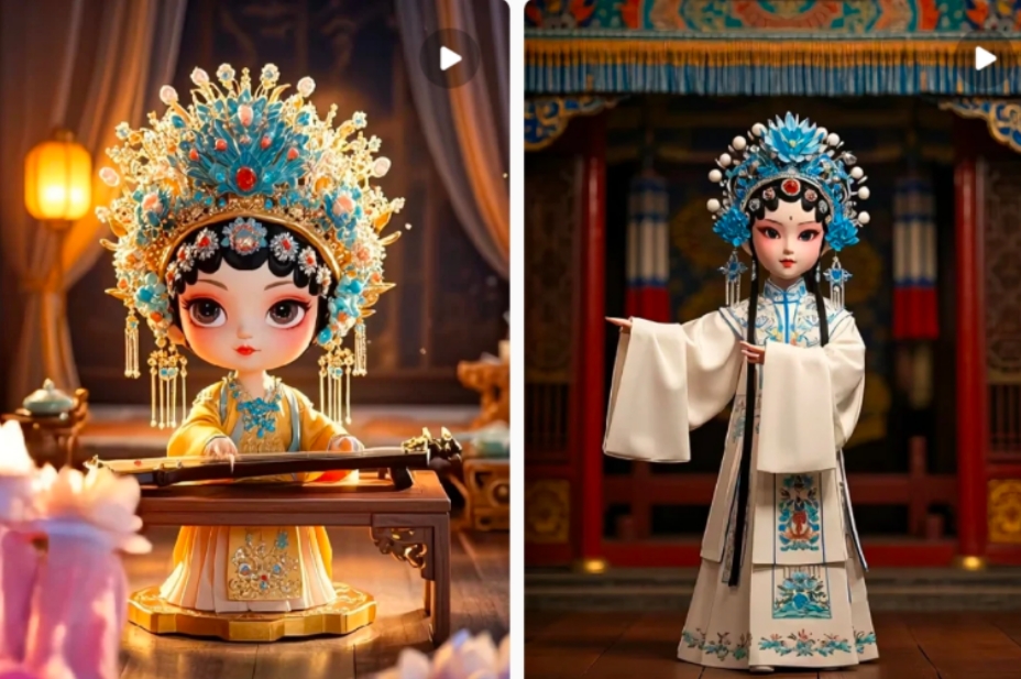 图片[2]-利用AI制做Q版古风娃娃视频，只需三步新手也能做出流量好到爆（附教程+提示…-富爸爸项目圈