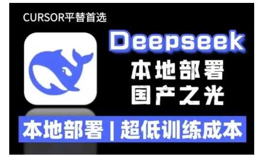 2025年deepseek R1 大型模型本地安装部署(文件+教程)本地部署，超低训练成本-富爸爸项目圈