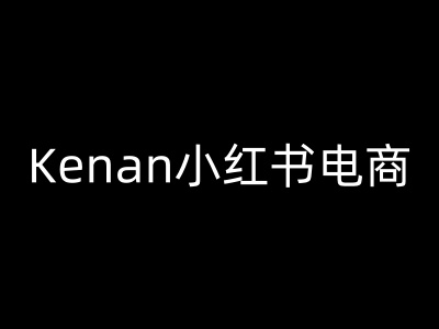 Kenan小红书电商-kenan小红书教程-富爸爸项目圈