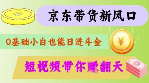 最新京东短视频带货代运营秘籍，轻松躺挣【揭秘】-富爸爸项目圈