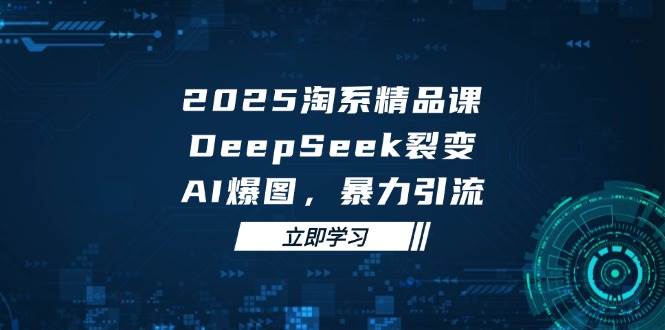 （14639期）2025 淘系精品课，DeepSeek 裂变，AI 爆图，暴力引流-富爸爸项目圈