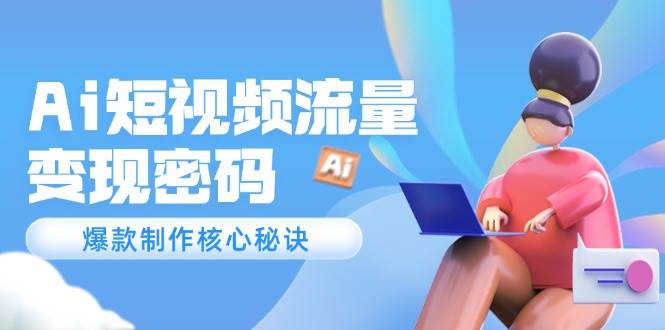 Ai短视频流量密码，爆款制作核心秘诀，120万案例深度解析-富爸爸项目圈