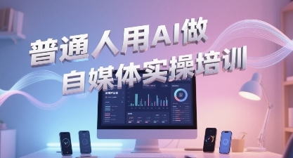 普通一个人用AI做自媒体，助你轻松开启AI自媒体创作之路-富爸爸项目圈