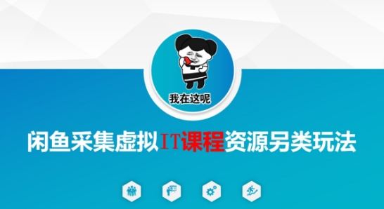 闲鱼采集虚拟IT课程资源另类玩法，干货满满-富爸爸项目圈
