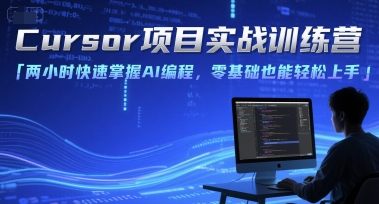 Cursor项目实战训练营，两小时快速掌握AI编程，零基础也能轻松上手-富爸爸项目圈