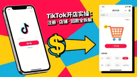 TikTok从开店到投流的进阶课，从基础实操到高阶技巧一网打尽-富爸爸项目圈