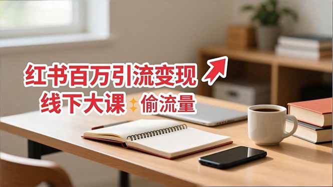 （16661期）小红书百万引流变现-11月线下大课：分享从0到百万引流路径，手把手教偷流量、拿结果-富爸爸项目圈