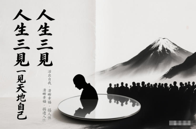 人生三见一见天地见众生见自己，活出自我拥有清晰幸福人生，搞透人性-富爸爸项目圈
