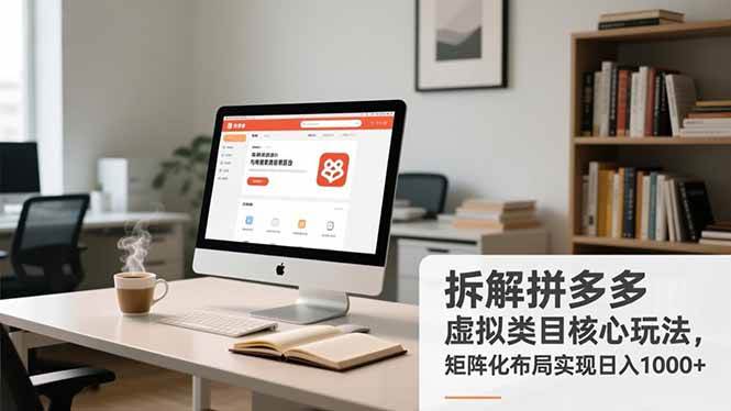 （16906期）拆解拼多多虚拟类目核心玩法，矩阵化布局实现日入1000+-富爸爸项目圈