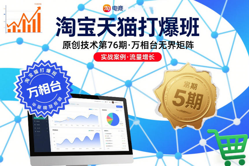 淘宝天猫打爆班原创技术第76期，万相台无界矩阵-富爸爸项目圈