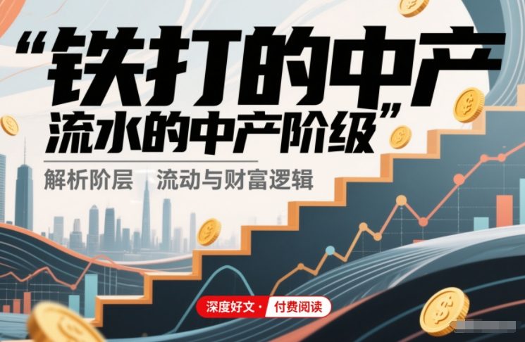 付费文章：铁打的中产，流水的中产阶级-富爸爸项目圈