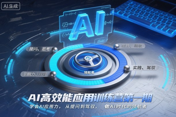 AI高效能应用训练营第一期，学会AI应用力，从提问到驾驭，做AI时代的领航者（更新）-富爸爸项目圈