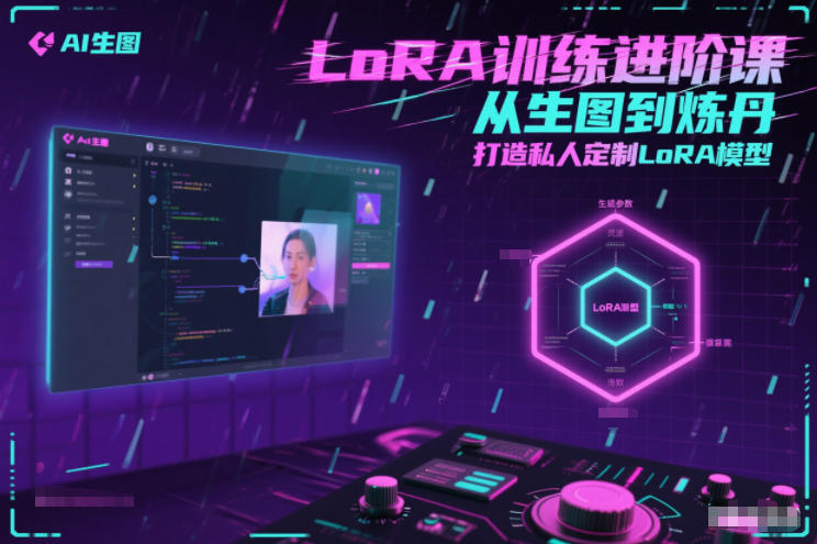 LoRA训练进阶课，从生图到炼丹，打造私人定制LoRA模型-富爸爸项目圈