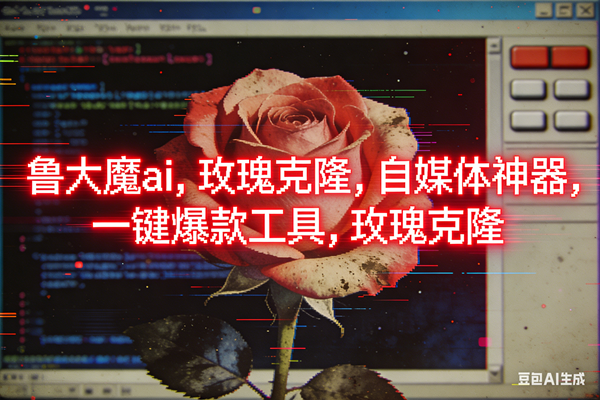 （16971期）ai鲁大魔，自媒体必备的软件，玫瑰克隆神器，一键爆款，详细教程-富爸爸项目圈
