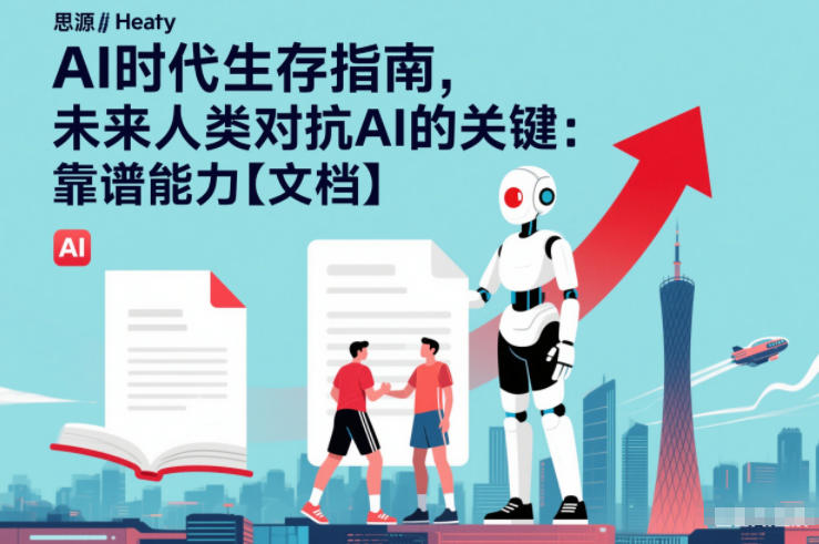 AI时代生存指南，未来人类对抗AI的关键：靠谱能力【文档】-富爸爸项目圈